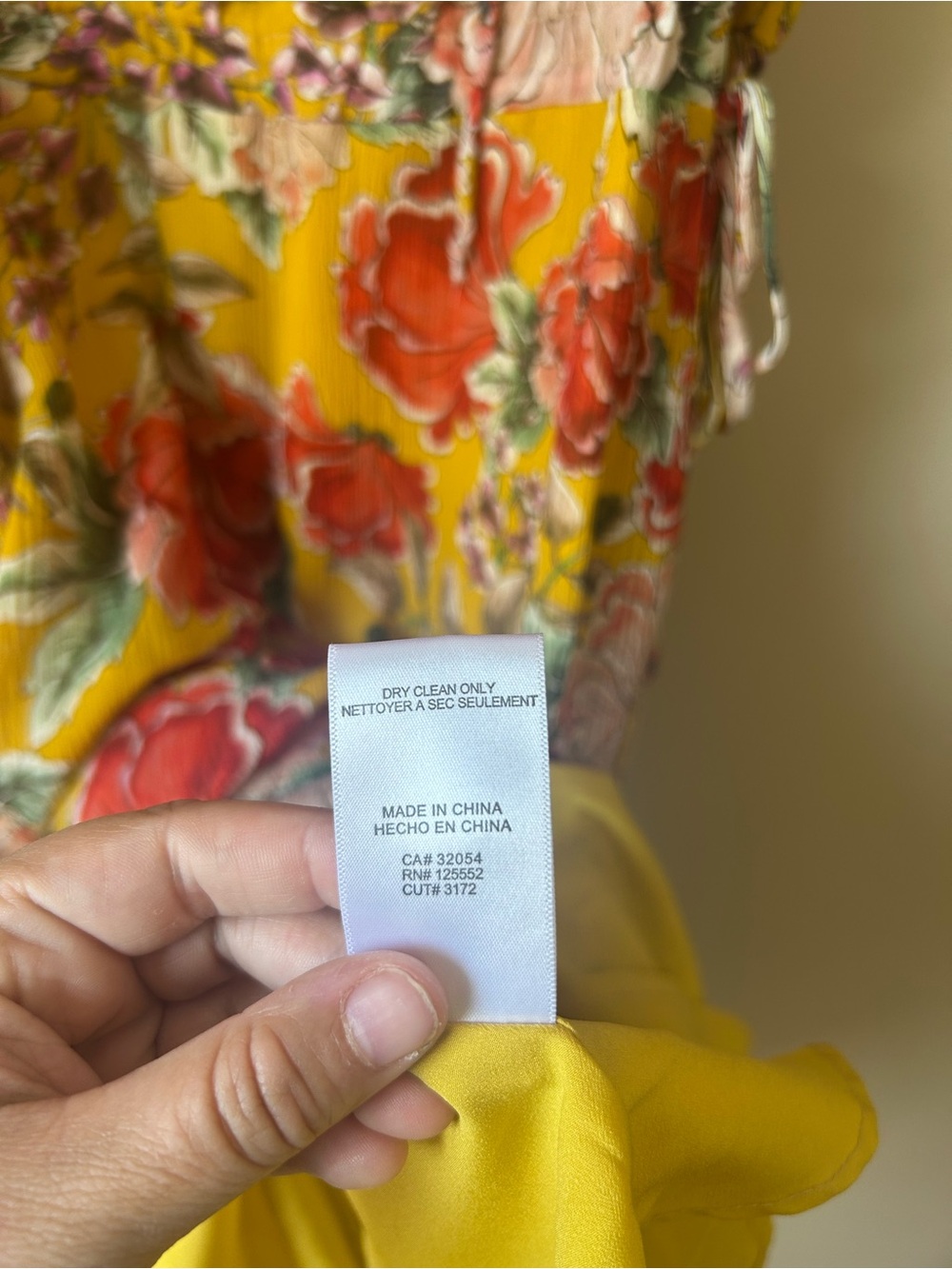 Anthropologie Dolan Left Coast Collection Ellory Floral Silk Ruffle Midi Dress - Picture 10 of 11